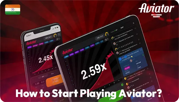 How to Start Playing Aviator Aviator Game Online the Main Screen is at the Start of the Aviator Game in India